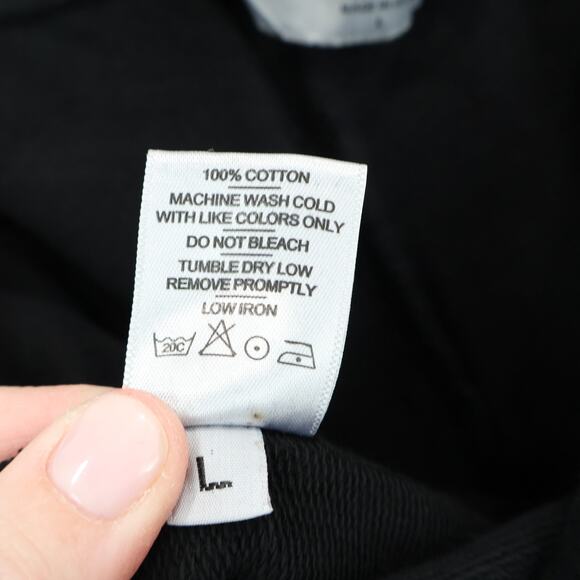 American Giant Womens French Terry Straight Sweatpant Black Size Large - Picture 7 of 7